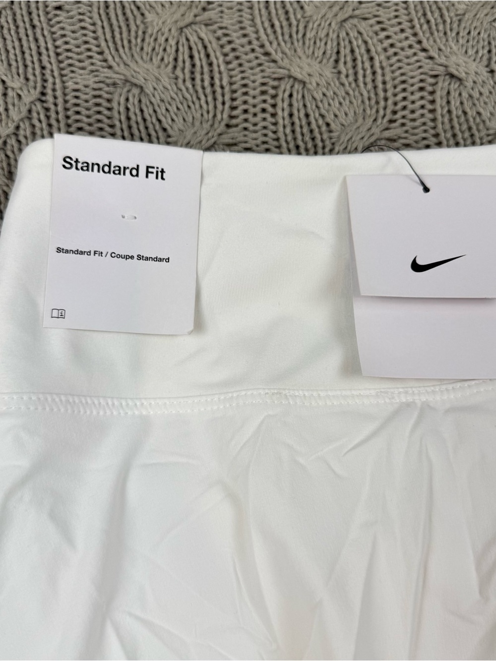 Nike White Pleated Golf/Tennis Skort with Black Swoosh XS - Picture 11 of 13